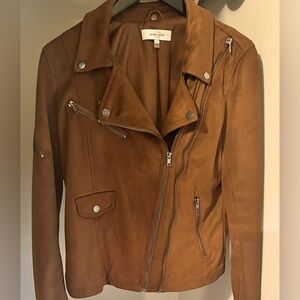 John + Jenn Faux Suede Jacket